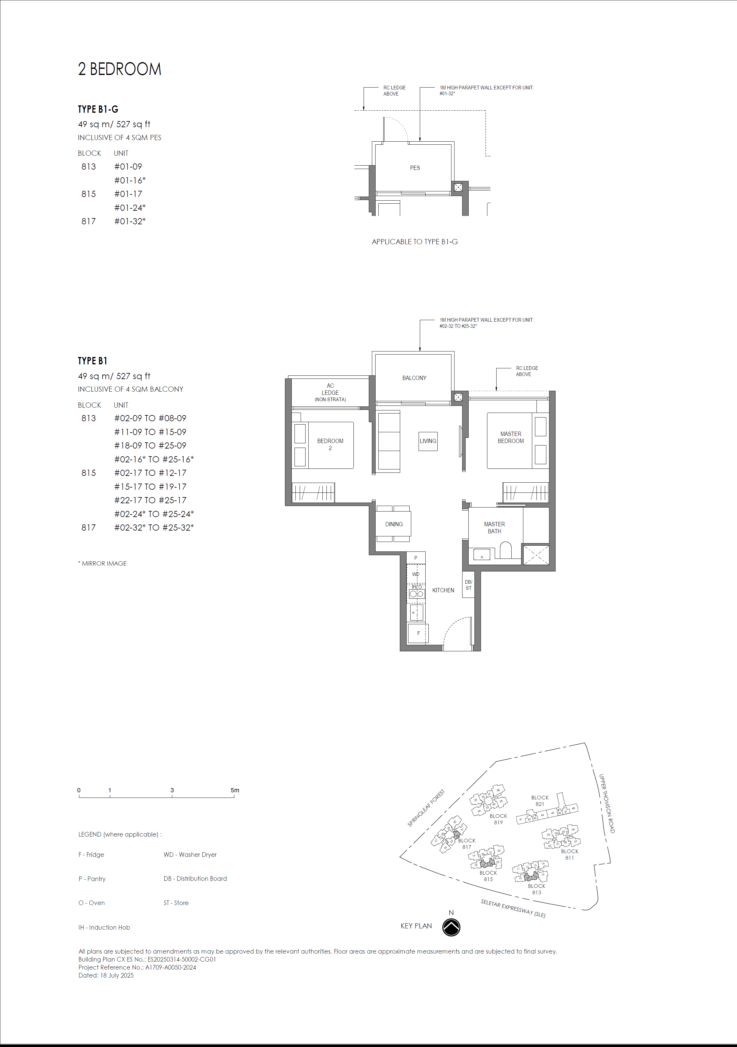 Springleaf Residence 1 Bedroom Floor Plan 3