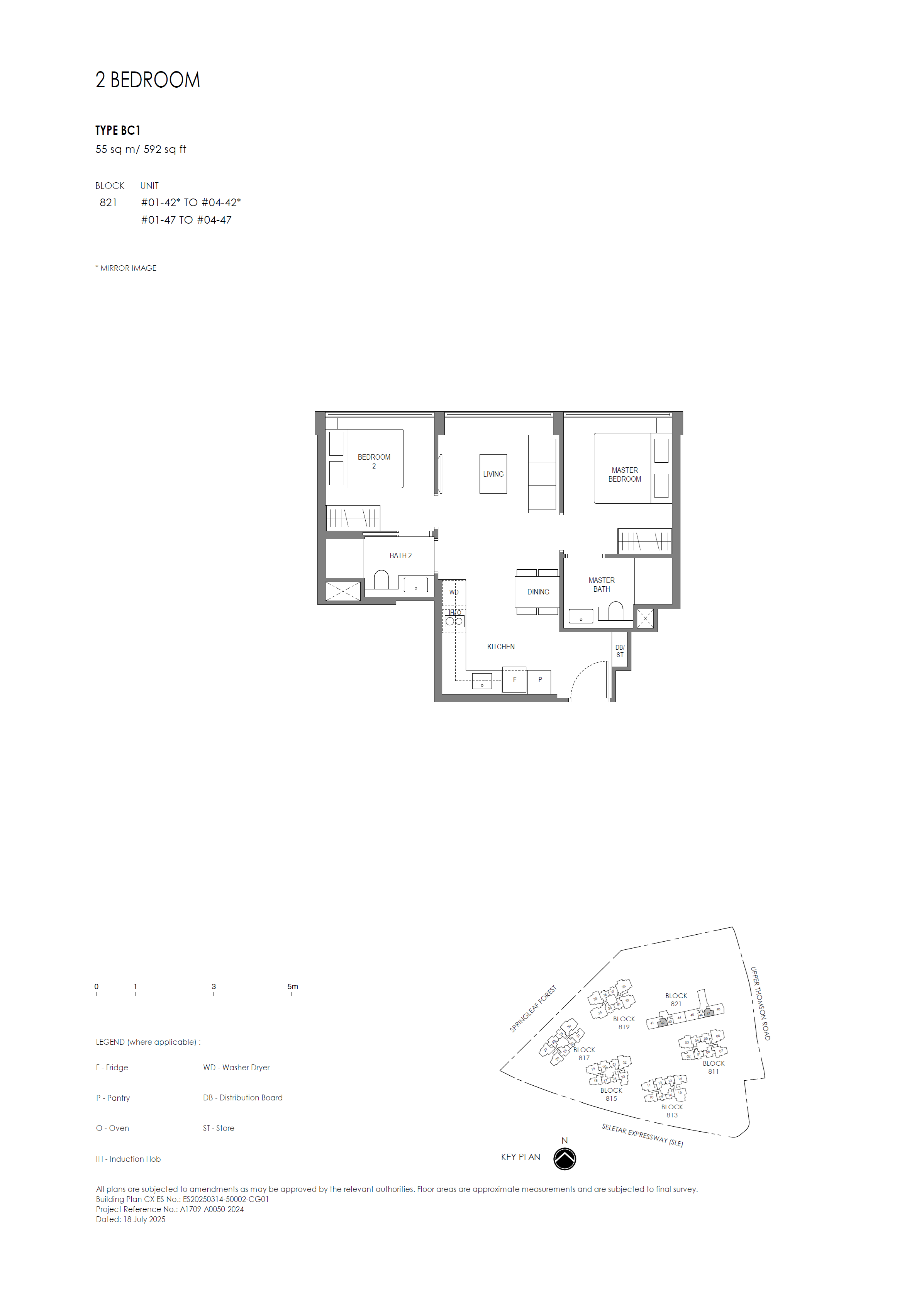 Springleaf Residence 1 Bedroom Floor Plan 4