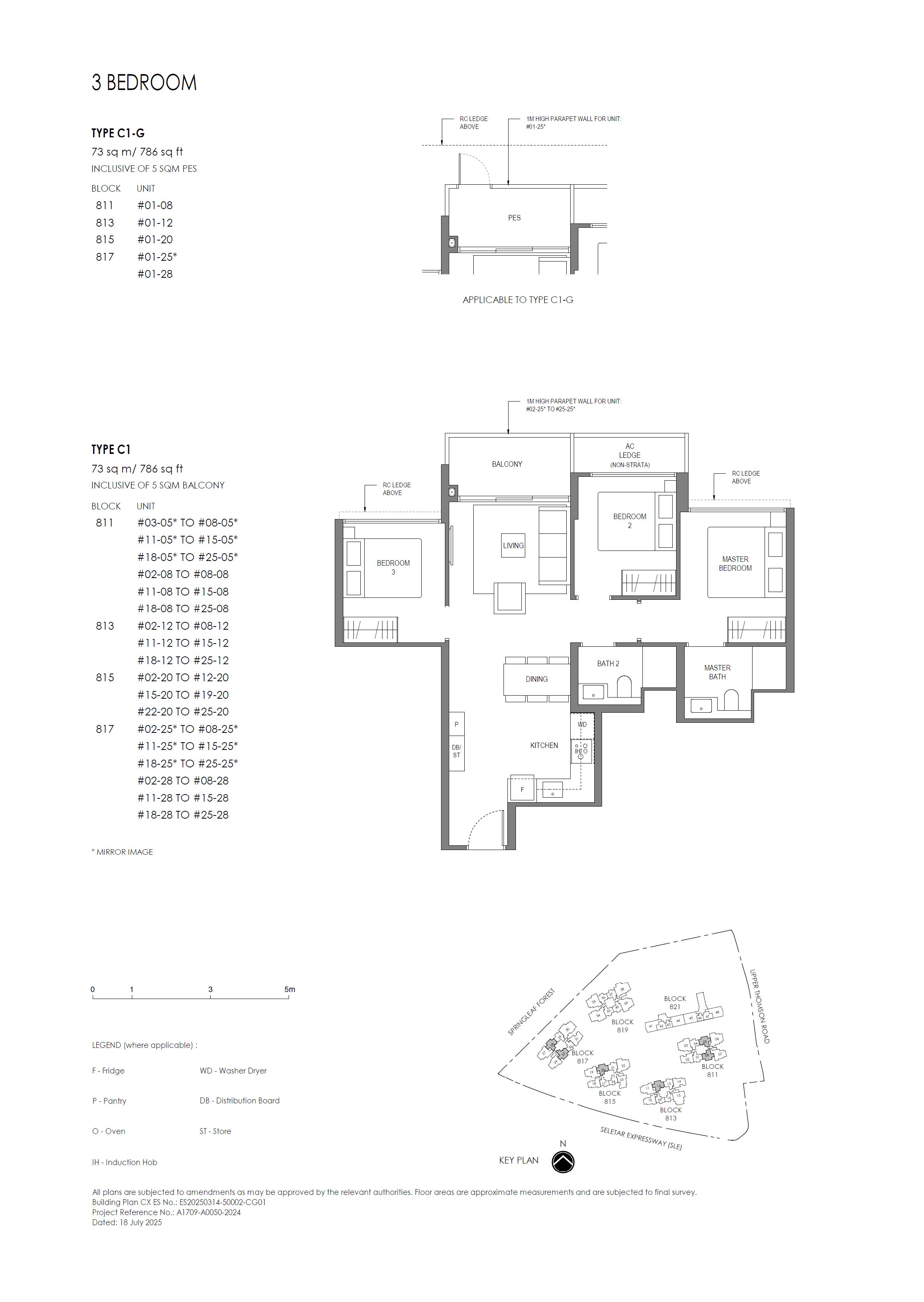 Springleaf Residence 1 Bedroom Floor Plan 6