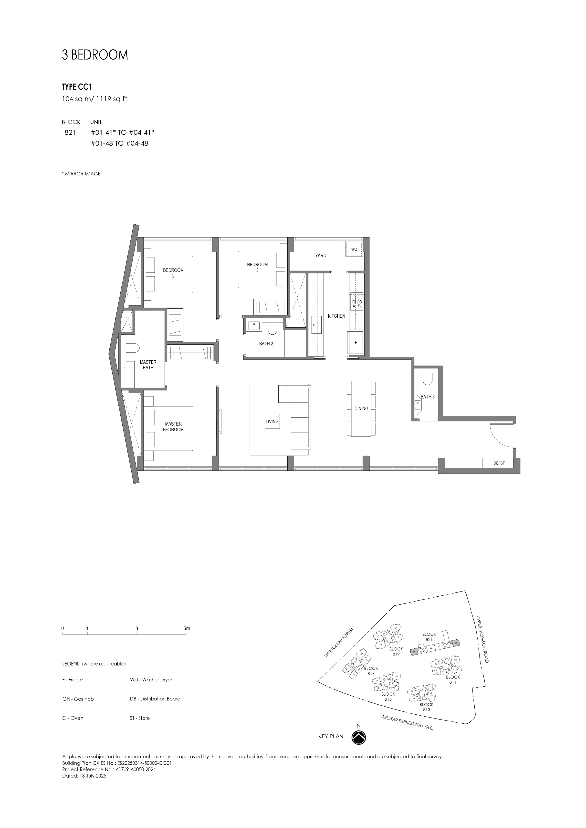 Springleaf Residence 1 Bedroom Floor Plan 7