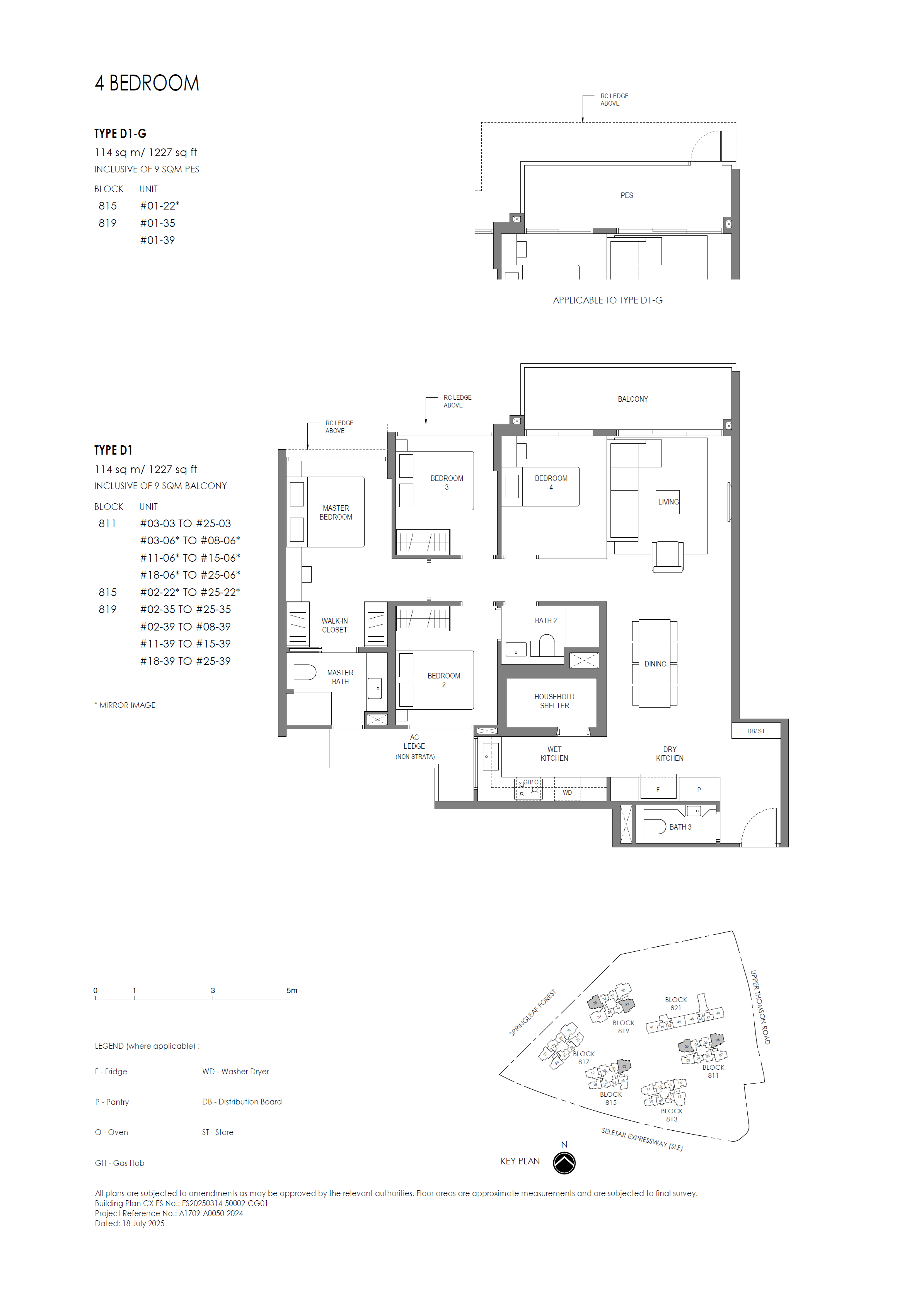 Springleaf Residence 1 Bedroom Floor Plan 8